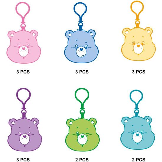 BAG CLIP 16 PIEZAS CARE BEARS image 0