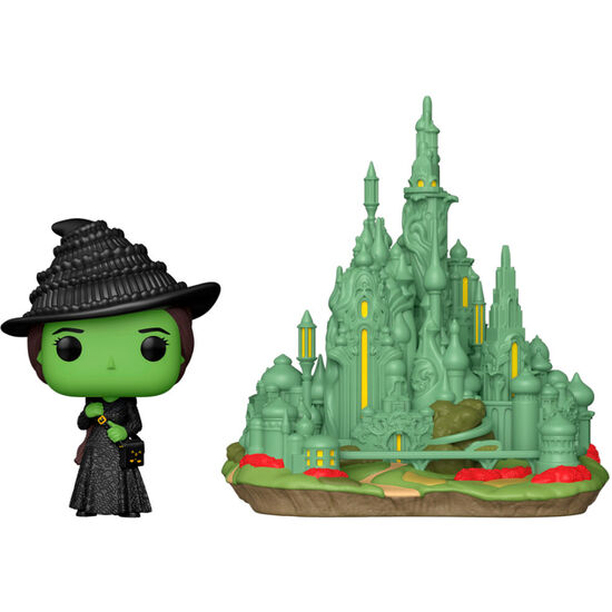 FIGURA POP TOWN WICKED ELPHABA WITH THE EMERALD CITY image 0
