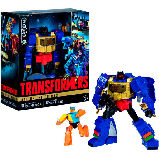 FIGURA G2 UNIVERSE GRIMLOCK AUTOBOT WHEELIE AGE OF THE PRIMES TRANSFORMERS 19CM image 3