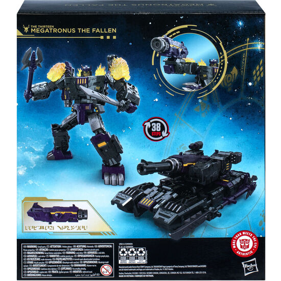 FIGURA MEGATRONUS THE FALLEN THE THIRTEEN AGE OF THE PRIMES TRANSFORMERS 19CM image 2