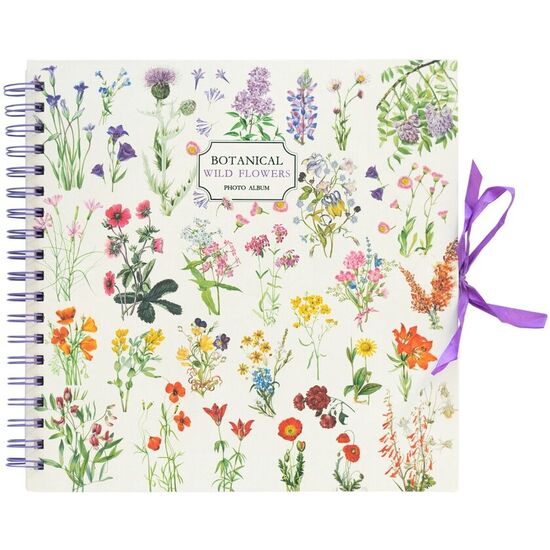 ALBUM DE FOTOS SCRAPBOOK FLORES SILVESTRES image 0