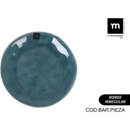 PLATO Ø21.2X2,3CM OCEAN BLUE MD image 0