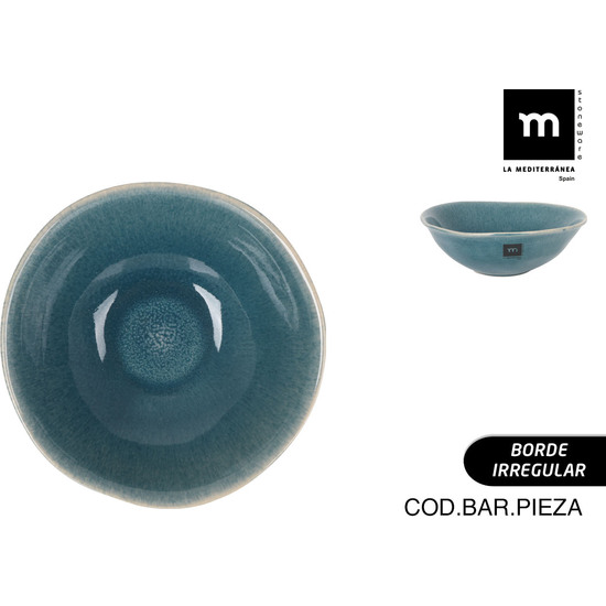 BOL 770ML Ø19X6.20CM OCEAN BLUE MD image 0