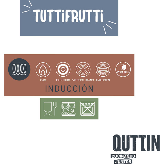 SARTEN 28 ALU.FORG.INDU.TUTTIFRUTTI QUTTIN image 4