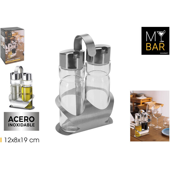 ACEITERA-VINAGRERA C/SOPORTE MY BAR image 0