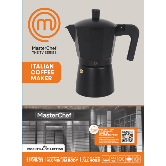 CAFETERA 6 TAZAS INDUCCIÓN MASTERCHEF image 0