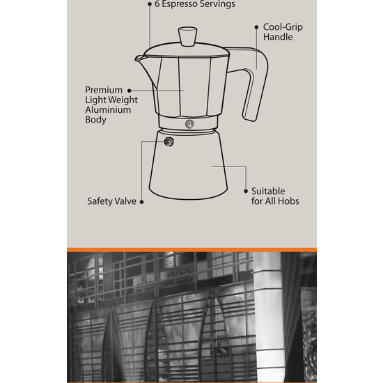 CAFETERA 6 TAZAS INDUCCIÓN MASTERCHEF image 3