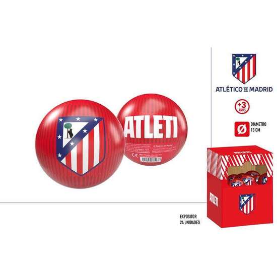 PELOTA ATLETICO DE MADRID 13CM (HINCHADA) image 0
