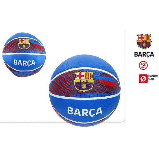 BALON BALONCESTO BARCELONA DIAMETRO 24CM (DESHINCHADO) image 0