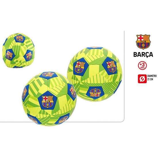 BALON DE FUTBOL PLAYA NEOPRENO BARCELONA DIAMETRO 21CM image 0