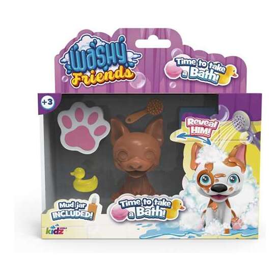 FIGURA PERRO HORA DEL BAÑO WASHY FRIENDS 9 MODELOS PARA COLECCIONAR ¡DESCRUBRE TU PERRITO! image 4