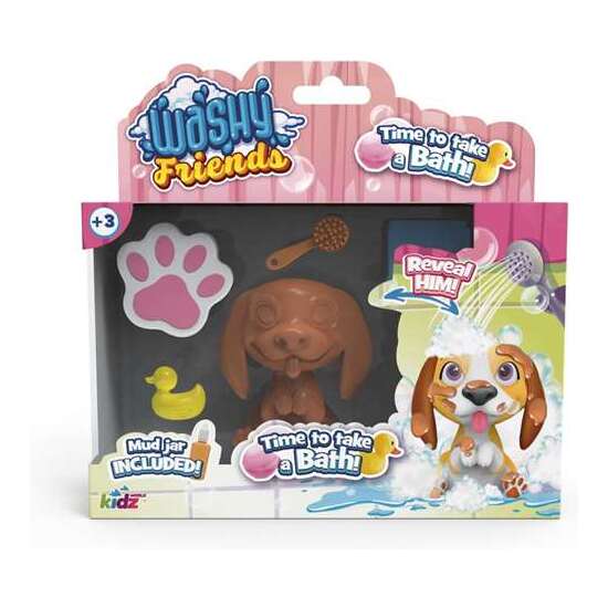FIGURA PERRO HORA DEL BAÑO WASHY FRIENDS 9 MODELOS PARA COLECCIONAR ¡DESCRUBRE TU PERRITO! image 5