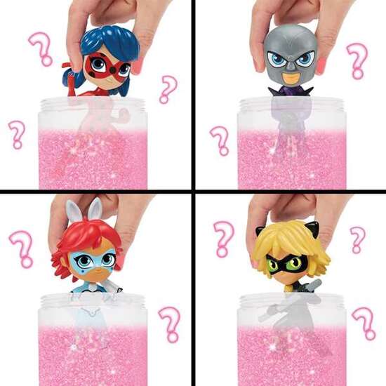 FIGURA SORPRESA MIRACULOULS LADYBUG MAGIC HEROEZ POP ¡¡AÑADE AGUA, AGITA Y DESCUBRE EL PERSONAJE!! image 1