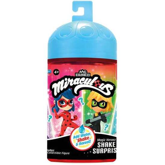 FIGURA SORPRESA MIRACULOULS LADYBUG MAGIC HEROEZ POP ¡¡AÑADE AGUA, AGITA Y DESCUBRE EL PERSONAJE!! image 2