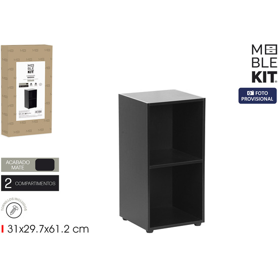 ESTANTERIA CUBO 2 COMPARIMENTOS MOBLEKIT image 0