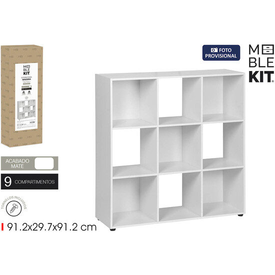 ESTANTERIA CUBO 9 COMPARIMENTOS MOBLEKIT image 0