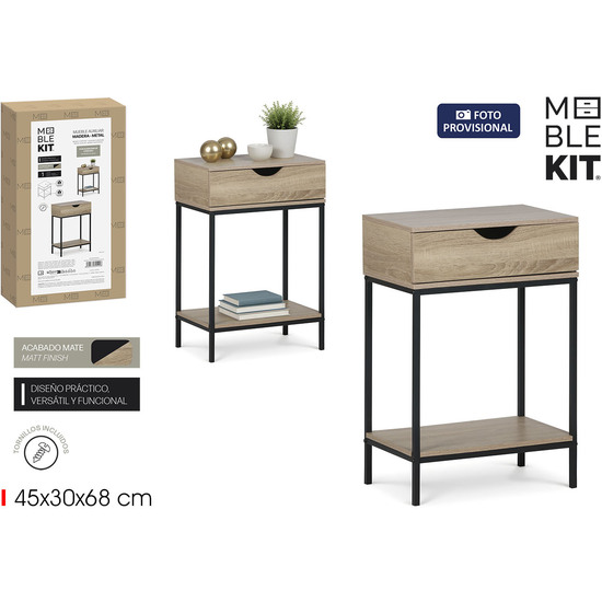 MUEBLE C/CAJON MADERAMETAL MOBLEKIT image 0