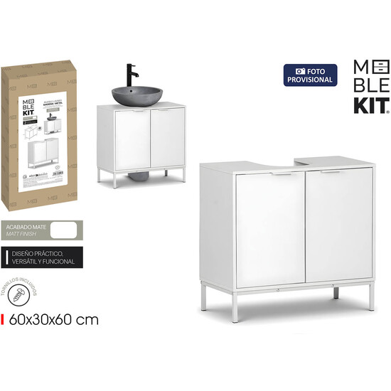MUEBLE LAVABO C/PUERTA MOBLEKIT image 0