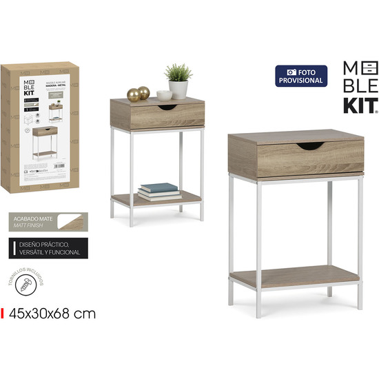 MUEBLE C/CAJON MADERAMETAL MOBLEKIT image 0