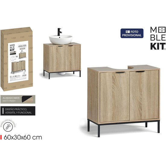 MUEBLE LAVABO C/PUERTA MOBLEKIT image 0