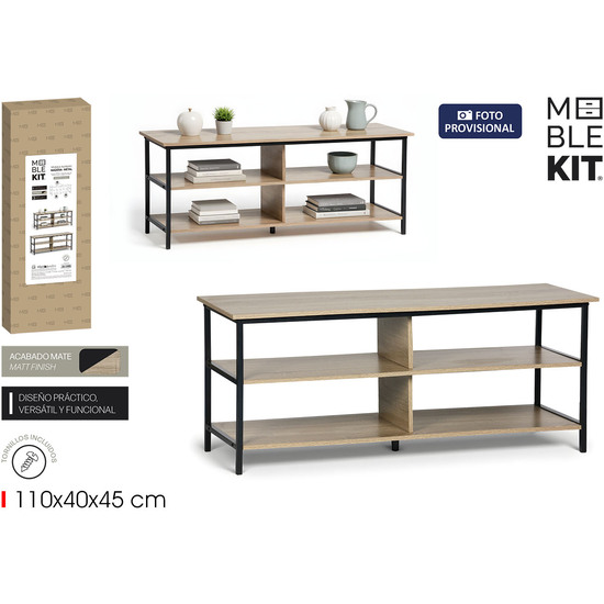 MUEBLE AUXILIAR 3 NIVELES MOBLEKIT image 0