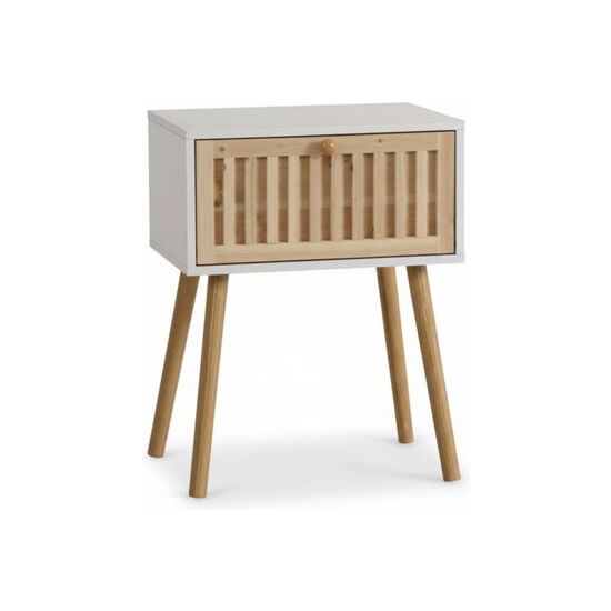 MESITA DE NOCHE AUXILIAR MADERA MOBLEKIT image 0