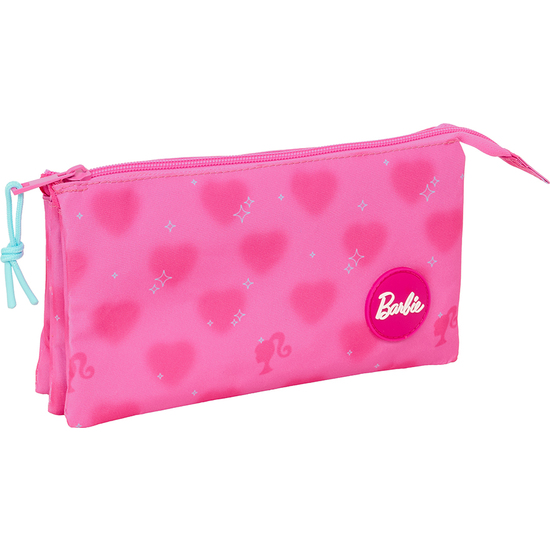PORTATODO TRIPLE BARBIE "CORAZONES" image 0