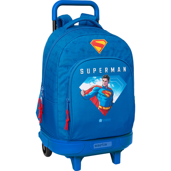 MOCHILA GDE. C/RUEDAS COMPACT EXTRAIBLE SUPERMAN image 0