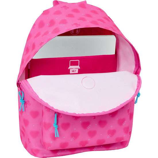 MOCHILA PARA PORTATIL 14,1" BARBIE "CORAZONES" image 3