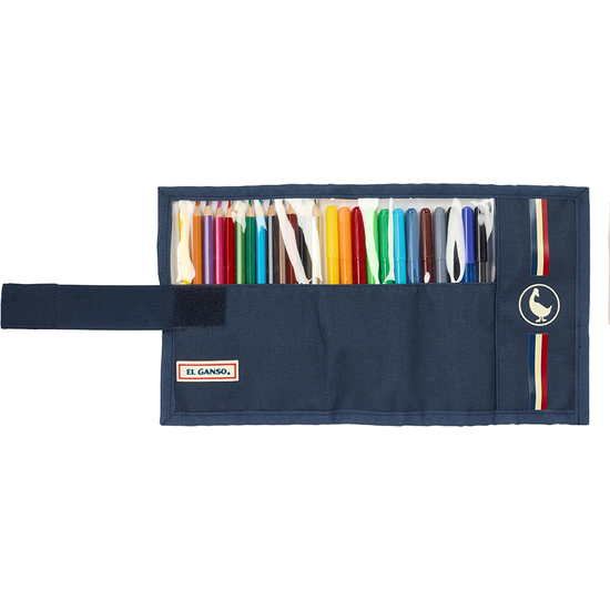 PLUMIER ENROLLABLE 27 PCS. EL GANSO "ECLIPSE" image 1