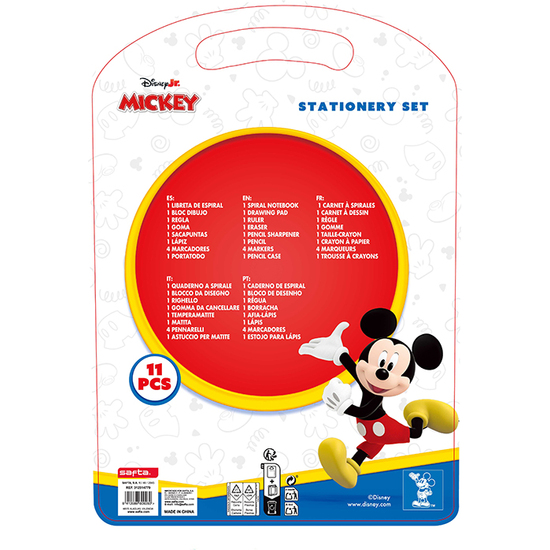 SET ESCRITURA MICKEY MOUSE "GOOD DAY" image 1