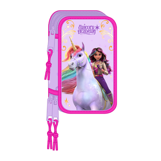 PLUMIER TRIPLE 37 PCS UNICORN ACADEMY image 0