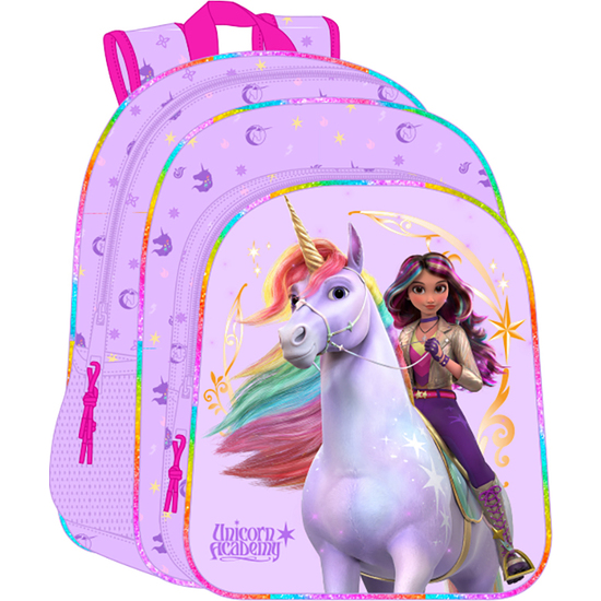 MOCHILA JUNIOR ADAPT.CARRO UNICORN ACADEMY image 0