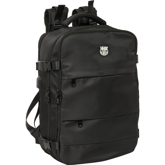 MOCHILA VIAJE CABINA PORTATIL 15,6 F.C. BARCELONA NEGRA image 0