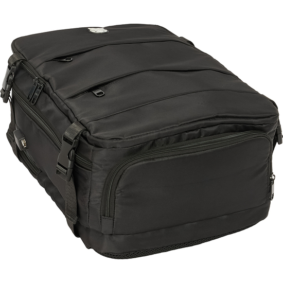 MOCHILA VIAJE CABINA PORTATIL 15,6 F.C. BARCELONA NEGRA image 7