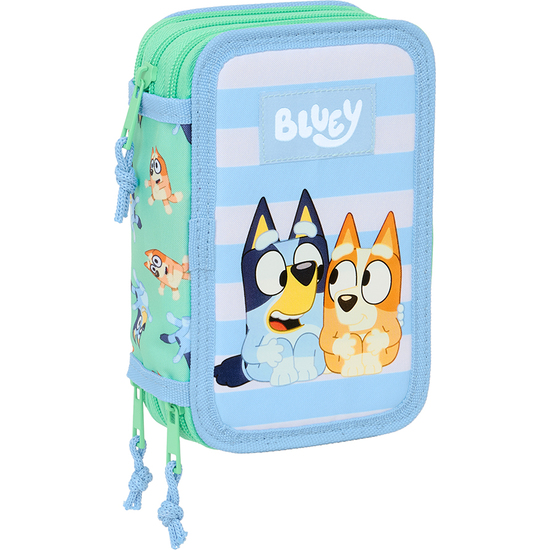 PLUMIER TRIPLE 37 PCS BLUEY "SISTERS" image 0