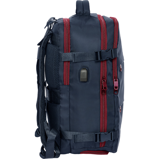 MOCHILA VIAJE CABINA PORTATIL 15,6 F.C.BARCELONA AZUL MARINO image 2