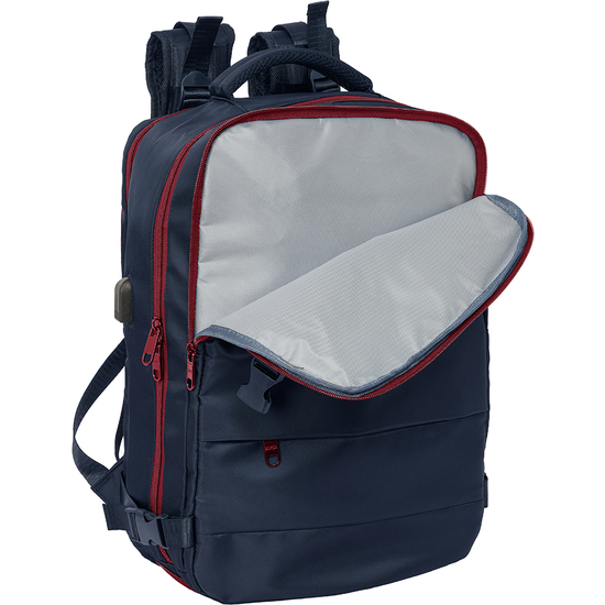 MOCHILA VIAJE CABINA PORTATIL 15,6 F.C.BARCELONA AZUL MARINO image 4