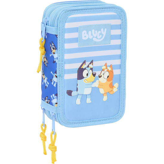 PLUMIER TRIPLE 37 PCS BLUEY "LETS PLAY" image 0