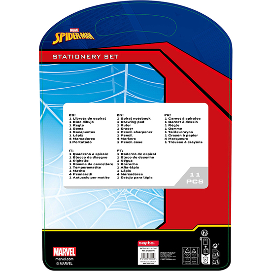 SET ESCRITURA SPIDER-MAN "ATTACK" image 1