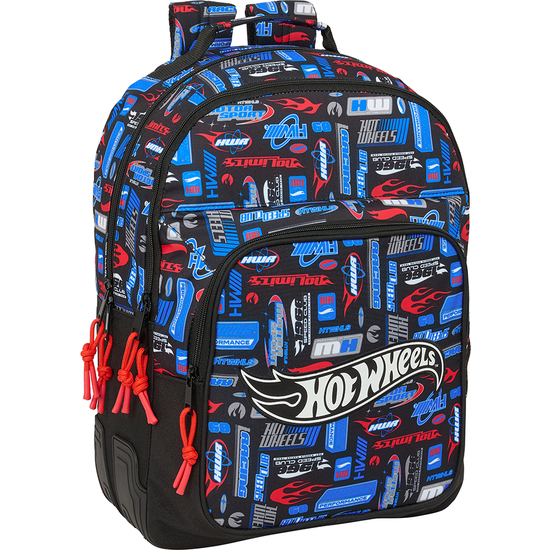 MOCHILA DOBLE ADAPT.CARRO HOT WHEELS image 0