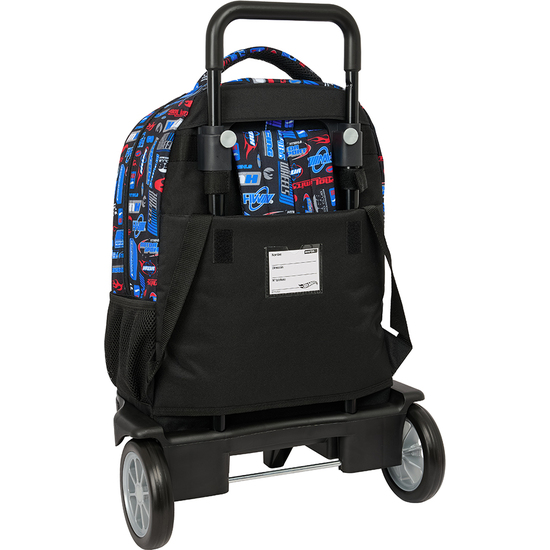 MOCHILA GDE. C/RUEDAS COMPACT EVOL. EXT. HOT WHEELS image 1