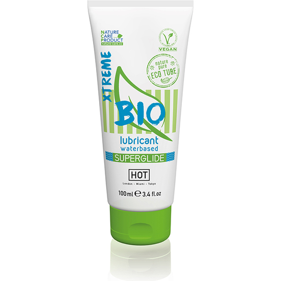 HOT BIO LUBRICANT WATERBASED SUPERGLIDE XTREME 100ML image 0