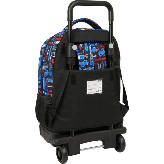 MOCHILA GDE. C/RUEDAS COMPACT EXT.SIMPLE HOT WHEELS image 1