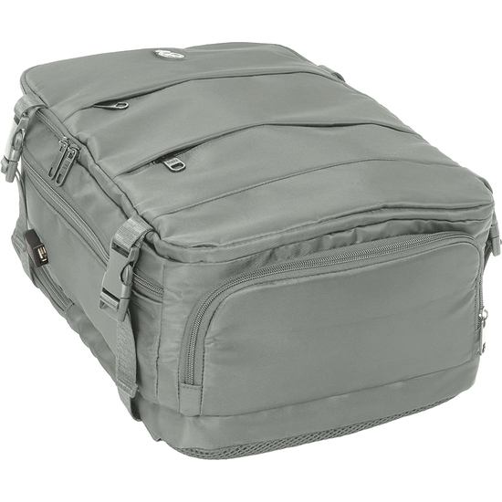 MOCHILA VIAJE CABINA PORTATIL 15,6 REAL MADRID GRIS image 7