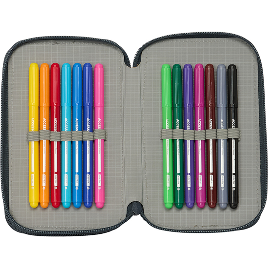 PLUMIER DOBLE PQÑO 29 PCS REAL MADRID EQUIP. 25/26 image 4