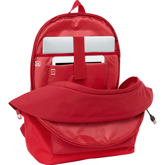 MOCHILA DOBLE PORTATIL 15,6"+USB RE AGUA SEVILLA FC image 4