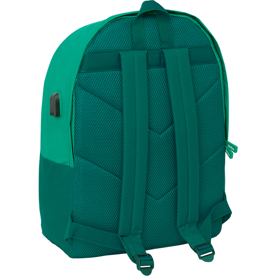 MOCHILA DOBLE PORTATIL 15,6"+USB RE AGUA REAL BETIS BALOMPIE image 1