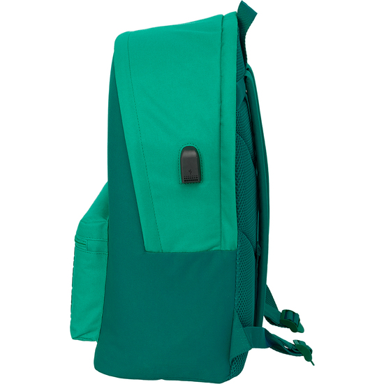 MOCHILA DOBLE PORTATIL 15,6"+USB RE AGUA REAL BETIS BALOMPIE image 2