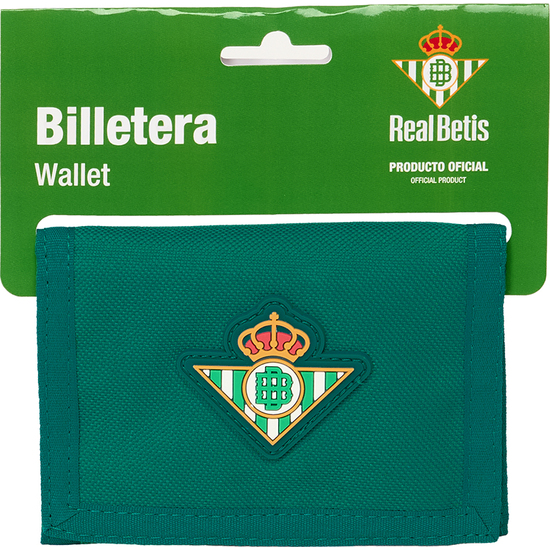BILLETERA CON CABECERA RESISTENTE AGUA REAL BETIS BALOMPIE image 0